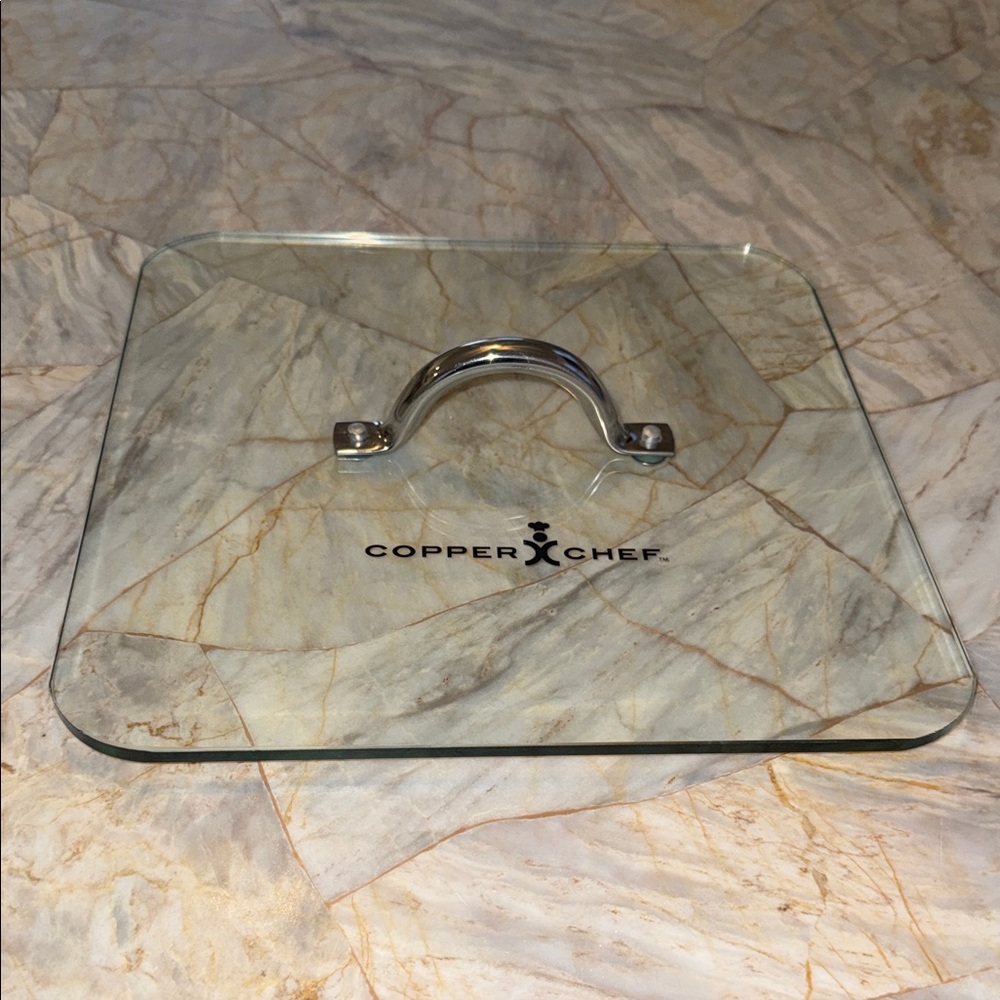 Copper Chef Glass Lid with Handle 10.5x10.5